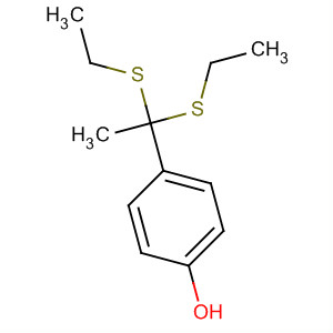 77503-08-3  Phenol, 4-[1,1-bis(ethylthio)ethyl]-