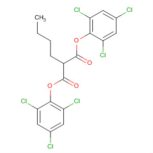 77510-25-9  Propanedioic acid, butyl-, bis(2,4,6-trichlorophenyl) ester 77510-25-9  Propanedioic acid, butyl-, bis(2,4,6-trichlorophenyl) ester