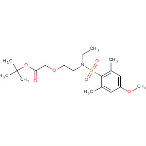 775287-70-2  Acetic acid,[2-[ethyl[(4-methoxy-2,6-dimethylphenyl)sulfonyl]amino]ethoxy]-,1,1-dimethylethyl ester