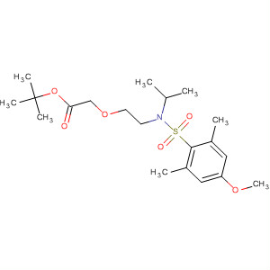 775287-73-5  Acetic acid,[2-[[(4-methoxy-2,6-dimethylphenyl)sulfonyl](1-methylethyl)amino]ethoxy]-, 1,1-dimethylethyl ester