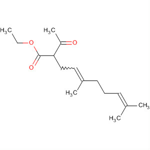 77532-61-7  4,8-Decadienoic acid, 2-acetyl-5,9-dimethyl-, ethyl ester