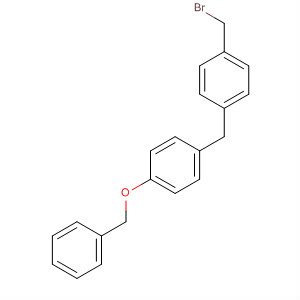 775328-06-8  Benzene, 1-[[4-(bromomethyl)phenyl]methyl]-4-(phenylmethoxy)-