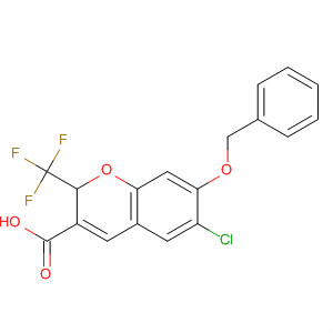 775328-41-1  2H-1-Benzopyran-3-carboxylic acid,6-chloro-7-(phenylmethoxy)-2-(trifluoromethyl)-