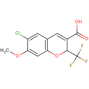 775328-45-5  2H-1-Benzopyran-3-carboxylic acid,6-chloro-7-methoxy-2-(trifluoromethyl)-