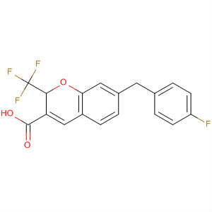 775329-67-4  2H-1-Benzopyran-3-carboxylic acid,7-[(4-fluorophenyl)methyl]-2-(trifluoromethyl)-