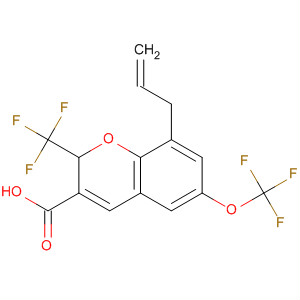 775330-46-6  2H-1-Benzopyran-3-carboxylic acid,8-(2-propenyl)-6-(trifluoromethoxy)-2-(trifluoromethyl)-