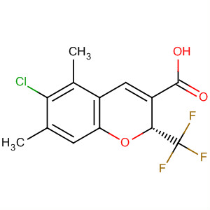 775331-71-0  2H-1-Benzopyran-3-carboxylic acid,6-chloro-5,7-dimethyl-2-(trifluoromethyl)-, (2R)-
