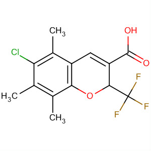 775331-74-3  2H-1-Benzopyran-3-carboxylic acid,6-chloro-5,7,8-trimethyl-2-(trifluoromethyl)-