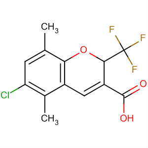 775331-77-6  2H-1-Benzopyran-3-carboxylic acid,6-chloro-5,8-dimethyl-2-(trifluoromethyl)-