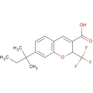 775331-78-7  2H-1-Benzopyran-3-carboxylic acid,7-(1,1-dimethylpropyl)-2-(trifluoromethyl)-
