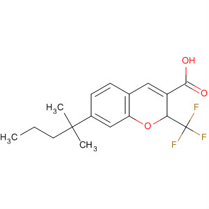 775331-82-3  2H-1-Benzopyran-3-carboxylic acid,7-(1,1-dimethylbutyl)-2-(trifluoromethyl)-