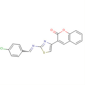 777078-73-6  2H-1-Benzopyran-2-one,3-[2-[[(4-chlorophenyl)methylene]amino]-4-thiazolyl]-