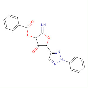 77737-71-4  3(2H)-Furanone,4-(benzoyloxy)dihydro-5-imino-2-(2-phenyl-2H-1,2,3-triazol-4-yl)-