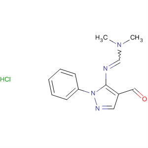 77746-55-5  Methanimidamide,N'-(4-formyl-1-phenyl-1H-pyrazol-5-yl)-N,N-dimethyl-,monohydrochloride