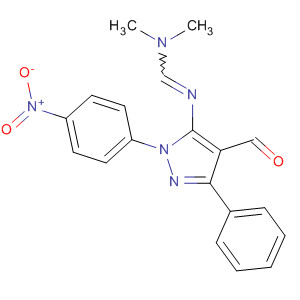 77746-60-2  Methanimidamide,N'-[4-formyl-1-(4-nitrophenyl)-3-phenyl-1H-pyrazol-5-yl]-N,N-dimethyl-