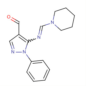 77746-64-6  Piperidine, 1-[[(4-formyl-1-phenyl-1H-pyrazol-5-yl)imino]methyl]-