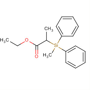 77772-22-6  Propanoic acid, 2-(methyldiphenylsilyl)-, ethyl ester