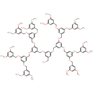 777948-01-3  Benzenemethanamine,3,5-bis[[3,5-bis[[3,5-bis[(3,5-dimethoxyphenyl)methoxy]phenyl]methoxy]phenyl]methoxy]-