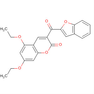 77819-79-5  2H-1-Benzopyran-2-one, 3-(2-benzofuranylcarbonyl)-5,7-diethoxy-