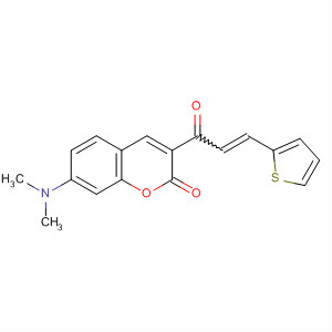 77820-02-1  2H-1-Benzopyran-2-one,7-(dimethylamino)-3-[1-oxo-3-(2-thienyl)-2-propenyl]-