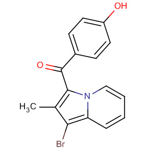 77832-53-2  Methanone, (1-bromo-2-methyl-3-indolizinyl)(4-hydroxyphenyl)-