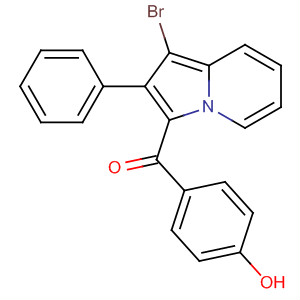 77832-60-1  Methanone, (1-bromo-2-phenyl-3-indolizinyl)(4-hydroxyphenyl)-