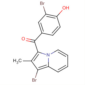 77832-73-6  Methanone,(3-bromo-4-hydroxyphenyl)(1-bromo-2-methyl-3-indolizinyl)-
