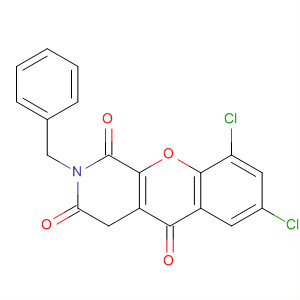 77849-72-0  2H-[1]Benzopyrano[2,3-c]pyridine-1,3,5(4H)-trione,7,9-dichloro-2-(phenylmethyl)-