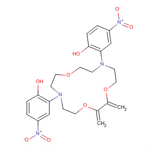 77857-34-2  Phenol,2,2'-[1,4,10-trioxa-7,13-diazacyclopentadecane-7,13-diylbis(methylene)]bis[4-nitro-