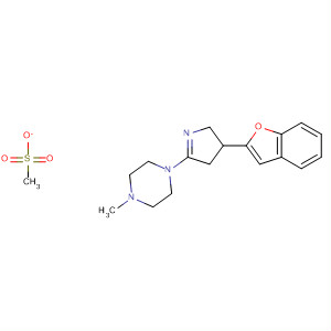 77888-21-2  Piperazine, 1-[3-(2-benzofuranyl)-3,4-dihydro-2H-pyrrol-5-yl]-4-methyl-,monomethanesulfonate