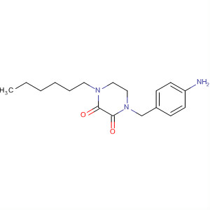 77916-90-6  2,3-Piperazinedione, 1-[(4-aminophenyl)methyl]-4-hexyl-