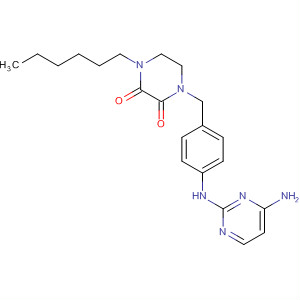 77917-28-3  2,3-Piperazinedione,1-[[4-[(4-amino-2-pyrimidinyl)amino]phenyl]methyl]-4-hexyl-