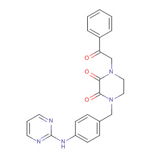 77917-31-8  2,3-Piperazinedione,1-(2-oxo-2-phenylethyl)-4-[[4-(2-pyrimidinylamino)phenyl]methyl]-