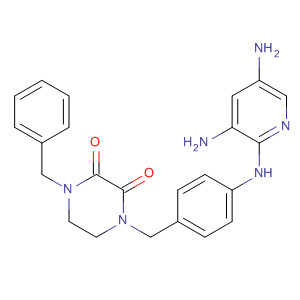 77917-41-0  2,3-Piperazinedione,1-[[4-[(3,5-diamino-2-pyridinyl)amino]phenyl]methyl]-4-(phenylmethyl)-