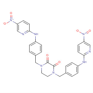 77917-58-9  2,3-Piperazinedione,1,4-bis[[4-[(5-nitro-2-pyridinyl)amino]phenyl]methyl]-