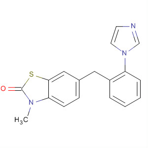 779336-68-4  2(3H)-Benzothiazolone, 6-[(S)-1H-imidazol-1-ylphenylmethyl]-3-methyl-