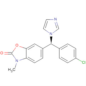 779336-82-2  2(3H)-Benzoxazolone,6-[(S)-(4-chlorophenyl)-1H-imidazol-1-ylmethyl]-3-methyl-