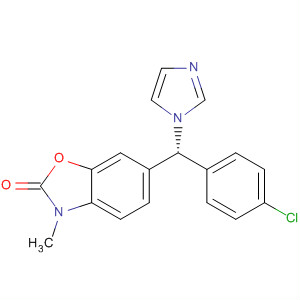 779336-83-3  2(3H)-Benzoxazolone,6-[(R)-(4-chlorophenyl)-1H-imidazol-1-ylmethyl]-3-methyl-