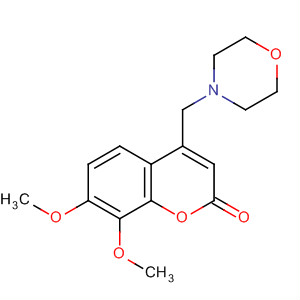 779355-10-1  2H-1-Benzopyran-2-one, 7,8-dimethoxy-4-(4-morpholinylmethyl)-