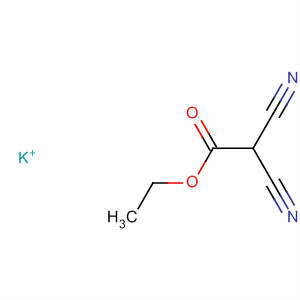 74908-86-4  Acetic acid, dicyano-, ethyl ester, ion(1-), potassium
