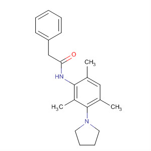 749266-73-7  Benzeneacetamide, N-[2,4,6-trimethyl-3-(1-pyrrolidinyl)phenyl]-
