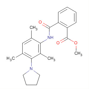 749267-13-8  Benzoic acid,2-[[[2,4,6-trimethyl-3-(1-pyrrolidinyl)phenyl]amino]carbonyl]-, methylester