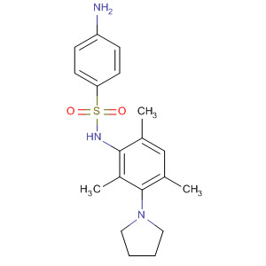 749268-25-5  Benzenesulfonamide,4-amino-N-[2,4,6-trimethyl-3-(1-pyrrolidinyl)phenyl]-