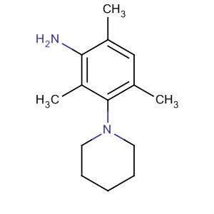 749268-54-0  Benzenamine, 2,4,6-trimethyl-3-(1-piperidinyl)-