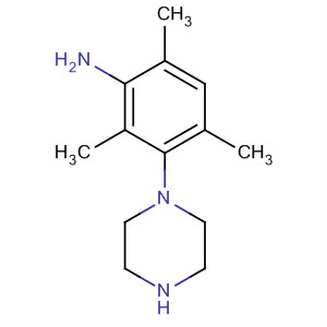 749268-57-3  Benzenamine, 2,4,6-trimethyl-3-(1-piperazinyl)-