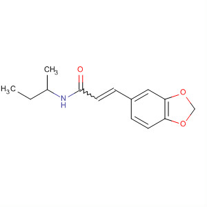 74957-48-5  2-Propenamide, 3-(1,3-benzodioxol-5-yl)-N-(1-methylpropyl)-