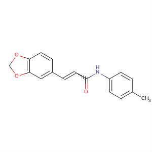 74957-51-0  2-Propenamide, 3-(1,3-benzodioxol-5-yl)-N-(4-methylphenyl)-