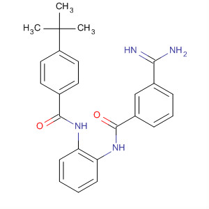 750555-61-4  Benzamide,3-(aminoiminomethyl)-N-[2-[[4-(1,1-dimethylethyl)benzoyl]amino]phenyl]-