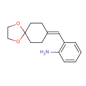 750597-41-2  Benzenamine, 2-(1,4-dioxaspiro[4.5]dec-8-ylidenemethyl)-