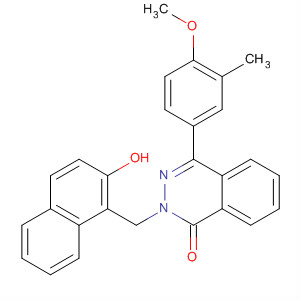 750637-94-6  1(2H)-Phthalazinone,2-[(2-hydroxy-1-naphthalenyl)methyl]-4-(4-methoxy-3-methylphenyl)-